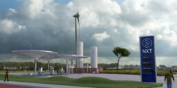 Impressie van NXT tankstation Boekelermeer, Alkmaar