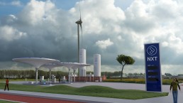 Impressie van NXT tankstation Boekelermeer, Alkmaar