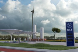 Impressie van NXT tankstation Boekelermeer, Alkmaar